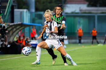 2024-09-01 - Alisha Lehmann of Juventus Women and Benedetta Orsi during the Women's Serie A match between Sassuolo Women and Juventus Women at the Enzo Ricci Stadium in Sassuolo on September 01, 2024 in Sassuolo, Italy - US SASSUOLO VS JUVENTUS FC - ITALIAN SERIE A WOMEN - SOCCER