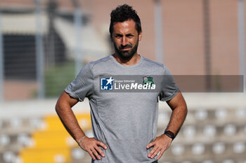 2024-09-01 - Coach Gian Loris Rossi of Sassuolo Women during the Women's Serie A match between Sassuolo Women and Juventus Women at the Enzo Ricci Stadium in Sassuolo on September 01, 2024 in Sassuolo, Italy - US SASSUOLO VS JUVENTUS FC - ITALIAN SERIE A WOMEN - SOCCER