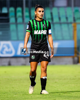 2024-09-01 - Benedetta Orsi of Sassuolo Women during the Women's Serie A match between Sassuolo Women and Juventus Women at the Enzo Ricci Stadium in Sassuolo on September 01, 2024 in Sassuolo, Italy - US SASSUOLO VS JUVENTUS FC - ITALIAN SERIE A WOMEN - SOCCER