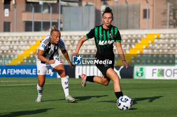 2024-09-01 - Valentina Gallazzi of Sassuolo Women and Hanna Bennison of Juventus Women Alessia Capelletti of Juventus Women during the Women's Serie A match between Sassuolo Women and Juventus Women at the Enzo Ricci Stadium in Sassuolo on September 01, 2024 in Sassuolo, Italy - US SASSUOLO VS JUVENTUS FC - ITALIAN SERIE A WOMEN - SOCCER