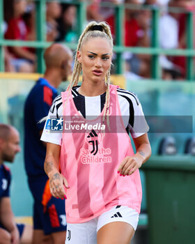 2024-09-01 - Alisha Lehmann of Juventus Women during the Women's Serie A match between Sassuolo Women and Juventus Women at the Enzo Ricci Stadium in Sassuolo on September 01, 2024 in Sassuolo, Italy - US SASSUOLO VS JUVENTUS FC - ITALIAN SERIE A WOMEN - SOCCER