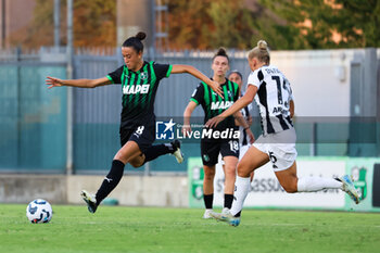 2024-09-01 - Martina Brustia of Sassuolo Women during the Women's Serie A match between Sassuolo Women and Juventus Women at the Enzo Ricci Stadium in Sassuolo on September 01, 2024 in Sassuolo, Italy. - US SASSUOLO VS JUVENTUS FC - ITALIAN SERIE A WOMEN - SOCCER