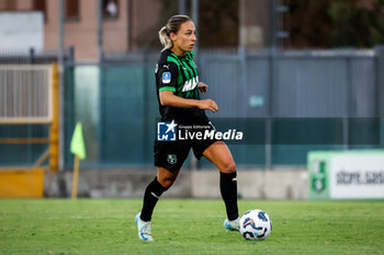 2024-09-01 - Gina Maria Chmielinski of Sassuolo Women during the Women's Serie A match between Sassuolo Women and Juventus Women at the Enzo Ricci Stadium in Sassuolo on September 01, 2024 in Sassuolo, Italy - US SASSUOLO VS JUVENTUS FC - ITALIAN SERIE A WOMEN - SOCCER