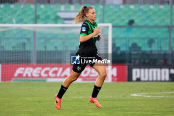 2024-09-01 - Emma Girotto of Sassuolo Women during the Women's Serie A match between Sassuolo Women and Juventus Women at the Enzo Ricci Stadium in Sassuolo on September 01, 2024 in Sassuolo, Italy - US SASSUOLO VS JUVENTUS FC - ITALIAN SERIE A WOMEN - SOCCER