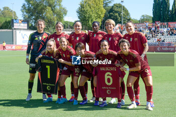 2024-09-14 - AS Roma team during the Italian Football Championship League A Women 2024/2025 match between AS Roma vs US Sassuolo at the Tre Fontane stadium on 14 September 2024. - AS ROMA VS US SASSUOLO - ITALIAN SERIE A WOMEN - SOCCER