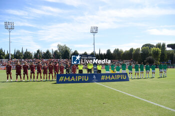 2024-09-14 - Line up during the Italian Football Championship League A Women 2024/2025 match between AS Roma vs US Sassuolo at the Tre Fontane stadium on 14 September 2024. - AS ROMA VS US SASSUOLO - ITALIAN SERIE A WOMEN - SOCCER