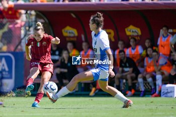 2024-09-14 - Giada Greggi (AS Roma Women)  during the Italian Football Championship League A Women 2024/2025 match between AS Roma vs US Sassuolo at the Tre Fontane stadium on 14 September 2024. - AS ROMA VS US SASSUOLO - ITALIAN SERIE A WOMEN - SOCCER