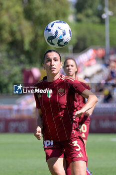 2024-09-14 - Lucia Di Guglielmo (AS Roma Women)  during the Italian Football Championship League A Women 2024/2025 match between AS Roma vs US Sassuolo at the Tre Fontane stadium on 14 September 2024. - AS ROMA VS US SASSUOLO - ITALIAN SERIE A WOMEN - SOCCER