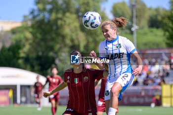 2024-09-14 - Davina Philtjens (Sassuolo Women)  during the Italian Football Championship League A Women 2024/2025 match between AS Roma vs US Sassuolo at the Tre Fontane stadium on 14 September 2024. - AS ROMA VS US SASSUOLO - ITALIAN SERIE A WOMEN - SOCCER