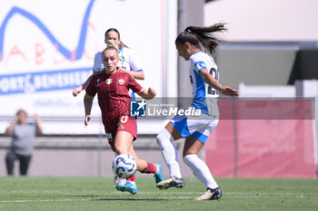 2024-09-14 - Giada Greggi (AS Roma Women)  during the Italian Football Championship League A Women 2024/2025 match between AS Roma vs US Sassuolo at the Tre Fontane stadium on 14 September 2024. - AS ROMA VS US SASSUOLO - ITALIAN SERIE A WOMEN - SOCCER