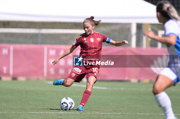 2024-09-14 - Manuela Giugliano (AS Roma Women)  during the Italian Football Championship League A Women 2024/2025 match between AS Roma vs US Sassuolo at the Tre Fontane stadium on 14 September 2024. - AS ROMA VS US SASSUOLO - ITALIAN SERIE A WOMEN - SOCCER