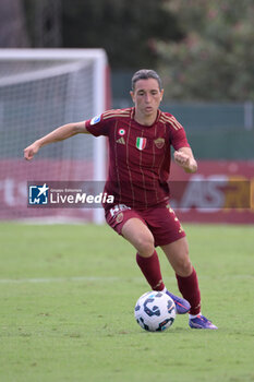 2024-09-14 - Lucia Di Guglielmo (AS Roma Women)  during the Italian Football Championship League A Women 2024/2025 match between AS Roma vs US Sassuolo at the Tre Fontane stadium on 14 September 2024. - AS ROMA VS US SASSUOLO - ITALIAN SERIE A WOMEN - SOCCER