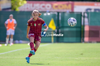 2024-09-14 - Manuela Giugliano (AS Roma Women)  during the Italian Football Championship League A Women 2024/2025 match between AS Roma vs US Sassuolo at the Tre Fontane stadium on 14 September 2024. - AS ROMA VS US SASSUOLO - ITALIAN SERIE A WOMEN - SOCCER