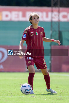 2024-09-14 - Moeka Minami (AS Roma Women)  during the Italian Football Championship League A Women 2024/2025 match between AS Roma vs US Sassuolo at the Tre Fontane stadium on 14 September 2024. - AS ROMA VS US SASSUOLO - ITALIAN SERIE A WOMEN - SOCCER