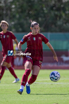 2024-09-14 - Giulia Dragoni (AS Roma Women)  during the Italian Football Championship League A Women 2024/2025 match between AS Roma vs US Sassuolo at the Tre Fontane stadium on 14 September 2024. - AS ROMA VS US SASSUOLO - ITALIAN SERIE A WOMEN - SOCCER