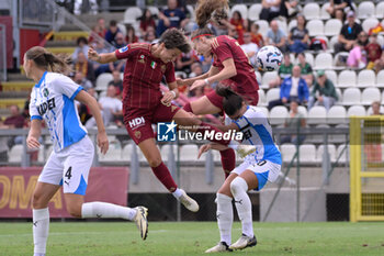 2024-09-14 - Valentina Giacinti (AS Roma Women)  during the Italian Football Championship League A Women 2024/2025 match between AS Roma vs US Sassuolo at the Tre Fontane stadium on 14 September 2024. - AS ROMA VS US SASSUOLO - ITALIAN SERIE A WOMEN - SOCCER