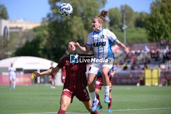 2024-09-14 - Davina Philtjens (Sassuolo Women)  during the Italian Football Championship League A Women 2024/2025 match between AS Roma vs US Sassuolo at the Tre Fontane stadium on 14 September 2024. - AS ROMA VS US SASSUOLO - ITALIAN SERIE A WOMEN - SOCCER