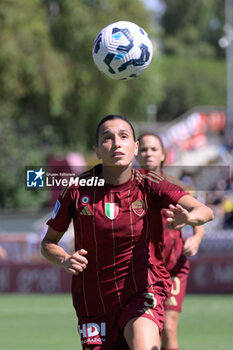 2024-09-14 - AS Roma's Lucia Di Guglielmo during the Italian Football Championship League A Women 2024/2025 match between AS Roma vs US Sassuolo at the Tre Fontane stadium on 14 September 2024. - AS ROMA VS US SASSUOLO - ITALIAN SERIE A WOMEN - SOCCER