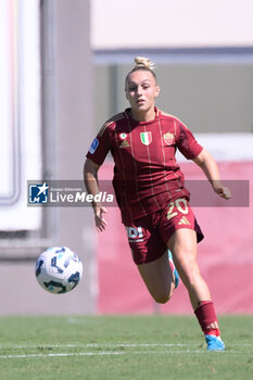 2024-09-14 - AS Roma's Giada Greggi during the Italian Football Championship League A Women 2024/2025 match between AS Roma vs US Sassuolo at the Tre Fontane stadium on 14 September 2024. - AS ROMA VS US SASSUOLO - ITALIAN SERIE A WOMEN - SOCCER