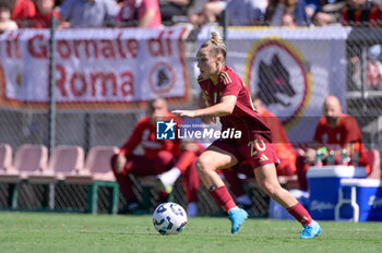 2024-09-14 - AS Roma's Giada Greggi during the Italian Football Championship League A Women 2024/2025 match between AS Roma vs US Sassuolo at the Tre Fontane stadium on 14 September 2024. - AS ROMA VS US SASSUOLO - ITALIAN SERIE A WOMEN - SOCCER