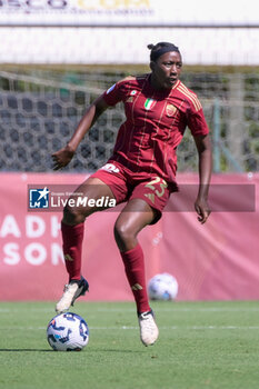 2024-09-14 - AS Roma's Hawa Cissoko during the Italian Football Championship League A Women 2024/2025 match between AS Roma vs US Sassuolo at the Tre Fontane stadium on 14 September 2024. - AS ROMA VS US SASSUOLO - ITALIAN SERIE A WOMEN - SOCCER