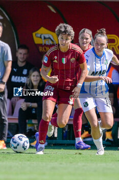 2024-09-14 - AS Roma's Valentina Giacinti  during the Italian Football Championship League A Women 2024/2025 match between AS Roma vs US Sassuolo at the Tre Fontane stadium on 14 September 2024. - AS ROMA VS US SASSUOLO - ITALIAN SERIE A WOMEN - SOCCER