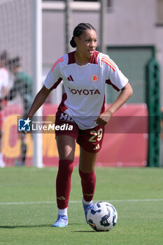 2024-09-14 - AS Roma's Cintia Rafaela Soares Martins  during the Italian Football Championship League A Women 2024/2025 match between AS Roma vs US Sassuolo at the Tre Fontane stadium on 14 September 2024. - AS ROMA VS US SASSUOLO - ITALIAN SERIE A WOMEN - SOCCER