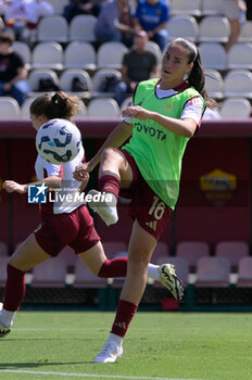 2024-09-14 - AS Roma's Alice Corelli  during the Italian Football Championship League A Women 2024/2025 match between AS Roma vs US Sassuolo at the Tre Fontane stadium on 14 September 2024. - AS ROMA VS US SASSUOLO - ITALIAN SERIE A WOMEN - SOCCER