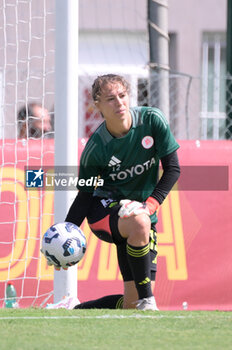 2024-09-14 - AS Roma's Camela Ceasar goalkeeper  during the Italian Football Championship League A Women 2024/2025 match between AS Roma vs US Sassuolo at the Tre Fontane stadium on 14 September 2024. - AS ROMA VS US SASSUOLO - ITALIAN SERIE A WOMEN - SOCCER