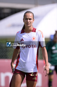 2024-09-14 - Frederikke ThoGersen (AS Roma Women)  during the Italian Football Championship League A Women 2024/2025 match between AS Roma vs US Sassuolo at the Tre Fontane stadium on 14 September 2024. - AS ROMA VS US SASSUOLO - ITALIAN SERIE A WOMEN - SOCCER