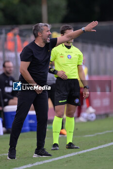 2024-09-14 - AS Roma's head coach Alessandro Spugna during the Italian Football Championship League A Women 2024/2025 match between AS Roma vs US Sassuolo at the Tre Fontane stadium on 14 September 2024. - AS ROMA VS US SASSUOLO - ITALIAN SERIE A WOMEN - SOCCER