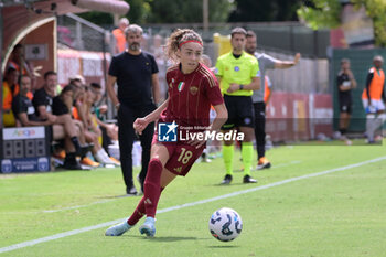 2024-09-14 - AS Roma's Benedetta Glionna during the Italian Football Championship League A Women 2024/2025 match between AS Roma vs US Sassuolo at the Tre Fontane stadium on 14 September 2024. - AS ROMA VS US SASSUOLO - ITALIAN SERIE A WOMEN - SOCCER