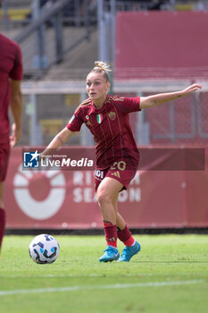 2024-09-14 - AS Roma's Giada Greggi during the Italian Football Championship League A Women 2024/2025 match between AS Roma vs US Sassuolo at the Tre Fontane stadium on 14 September 2024. - AS ROMA VS US SASSUOLO - ITALIAN SERIE A WOMEN - SOCCER