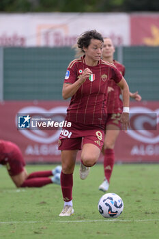 2024-09-14 - AS Roma's Valentina Giacinti during the Italian Football Championship League A Women 2024/2025 match between AS Roma vs US Sassuolo at the Tre Fontane stadium on 14 September 2024. - AS ROMA VS US SASSUOLO - ITALIAN SERIE A WOMEN - SOCCER