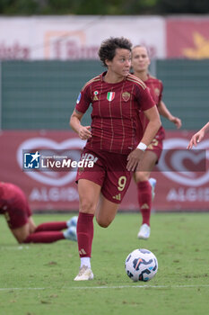 2024-09-14 - AS Roma's Valentina Giacinti during the Italian Football Championship League A Women 2024/2025 match between AS Roma vs US Sassuolo at the Tre Fontane stadium on 14 September 2024. - AS ROMA VS US SASSUOLO - ITALIAN SERIE A WOMEN - SOCCER