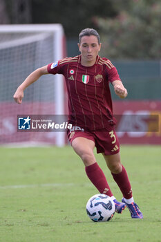 2024-09-14 - AS Roma's Lucia Di Guglielmo during the Italian Football Championship League A Women 2024/2025 match between AS Roma vs US Sassuolo at the Tre Fontane stadium on 14 September 2024. - AS ROMA VS US SASSUOLO - ITALIAN SERIE A WOMEN - SOCCER