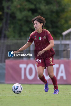 2024-09-14 - AS Roma's Saki Kumagai during the Italian Football Championship League A Women 2024/2025 match between AS Roma vs US Sassuolo at the Tre Fontane stadium on 14 September 2024. - AS ROMA VS US SASSUOLO - ITALIAN SERIE A WOMEN - SOCCER