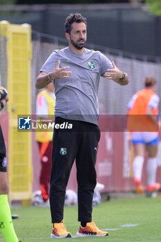 2024-09-14 - Gian Loris Rossi coach (Sassuolo Women) during the Italian Football Championship League A Women 2024/2025 match between AS Roma vs US Sassuolo at the Tre Fontane stadium on 14 September 2024. - AS ROMA VS US SASSUOLO - ITALIAN SERIE A WOMEN - SOCCER