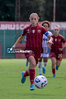 2024-09-14 - AS Roma's Manuela Giugliano during the Italian Football Championship League A Women 2024/2025 match between AS Roma vs US Sassuolo at the Tre Fontane stadium on 14 September 2024. - AS ROMA VS US SASSUOLO - ITALIAN SERIE A WOMEN - SOCCER