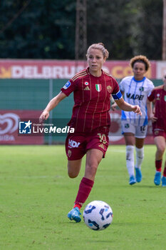 2024-09-14 - AS Roma's Manuela Giugliano during the Italian Football Championship League A Women 2024/2025 match between AS Roma vs US Sassuolo at the Tre Fontane stadium on 14 September 2024. - AS ROMA VS US SASSUOLO - ITALIAN SERIE A WOMEN - SOCCER