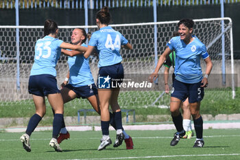 2024-09-20 - Debora Novellino of Napoli Femminile celebrates after scoring goal during the Soccer- Italian Serie A Women between Napoli Femminile vs US Sassuolo at Arena Giuseppe Piccolo Stadium - NAPOLI FEMMINILE VS US SASSUOLO - ITALIAN SERIE A WOMEN - SOCCER