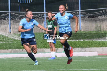 2024-09-20 - Debora Novellino of Napoli Femminile celebrates after scoring goal during the Soccer- Italian Serie A Women between Napoli Femminile vs US Sassuolo at Arena Giuseppe Piccolo Stadium - NAPOLI FEMMINILE VS US SASSUOLO - ITALIAN SERIE A WOMEN - SOCCER