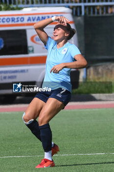 2024-09-20 - Debora Novellino of Napoli Femminile celebrates after scoring goal during the Soccer- Italian Serie A Women between Napoli Femminile vs US Sassuolo at Arena Giuseppe Piccolo Stadium - NAPOLI FEMMINILE VS US SASSUOLO - ITALIAN SERIE A WOMEN - SOCCER