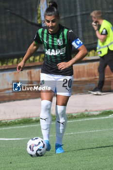 2024-09-20 - Benedetta Orsi of US Sassuolo in actrion d during the Soccer- Italian Serie A Women between Napoli Femminile vs US Sassuolo at Arena Giuseppe Piccolo Stadium - NAPOLI FEMMINILE VS US SASSUOLO - ITALIAN SERIE A WOMEN - SOCCER