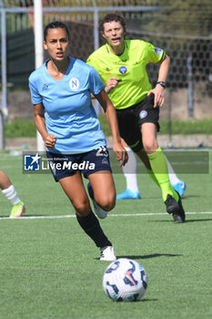 2024-09-20 - Melissa Bellucci of Napoli Femminile in action during the Soccer- Italian Serie A Women between Napoli Femminile vs US Sassuolo at Arena Giuseppe Piccolo Stadium - NAPOLI FEMMINILE VS US SASSUOLO - ITALIAN SERIE A WOMEN - SOCCER