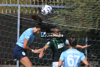 2024-09-20 - Bnedetta Orsi of US Sassuolo Femminile competes for the ball with Melania during the Soccer- Italian Serie A Women between Napoli Femminile vs US Sassuolo at Arena Giuseppe Piccolo Stadium - NAPOLI FEMMINILE VS US SASSUOLO - ITALIAN SERIE A WOMEN - SOCCER