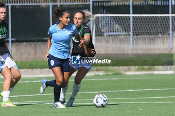 2024-09-20 - Virginia Di Giammarino of Napoli Femminile competes for the ball with GinaChmielinski of US Sassuolo Femminile during the Soccer- Italian Serie A Women between Napoli Femminile vs US Sassuolo at Arena Giuseppe Piccolo Stadium - NAPOLI FEMMINILE VS US SASSUOLO - ITALIAN SERIE A WOMEN - SOCCER