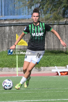 2024-09-20 - Valentina Gallazzi of US Sassuolo in action during the Soccer- Italian Serie A Women between Napoli Femminile vs US Sassuolo at Arena Giuseppe Piccolo Stadium - NAPOLI FEMMINILE VS US SASSUOLO - ITALIAN SERIE A WOMEN - SOCCER