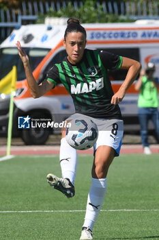 2024-09-20 - Brustia of US Sassuolo in action during the Soccer- Italian Serie A Women between Napoli Femminile vs US Sassuolo at Arena Giuseppe Piccolo Stadium - NAPOLI FEMMINILE VS US SASSUOLO - ITALIAN SERIE A WOMEN - SOCCER