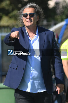 2024-09-20 - Salvatore Mango coach of Napoli Femminile gestures during the Soccer- Italian Serie A Women between Napoli Femminile vs US Sassuolo at Arena Giuseppe Piccolo Stadium - NAPOLI FEMMINILE VS US SASSUOLO - ITALIAN SERIE A WOMEN - SOCCER